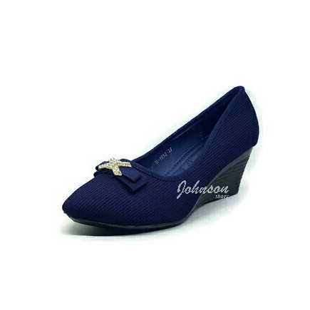 Sepatu Wedges Import Wanita KYNZARA - W 1952 D.Blue