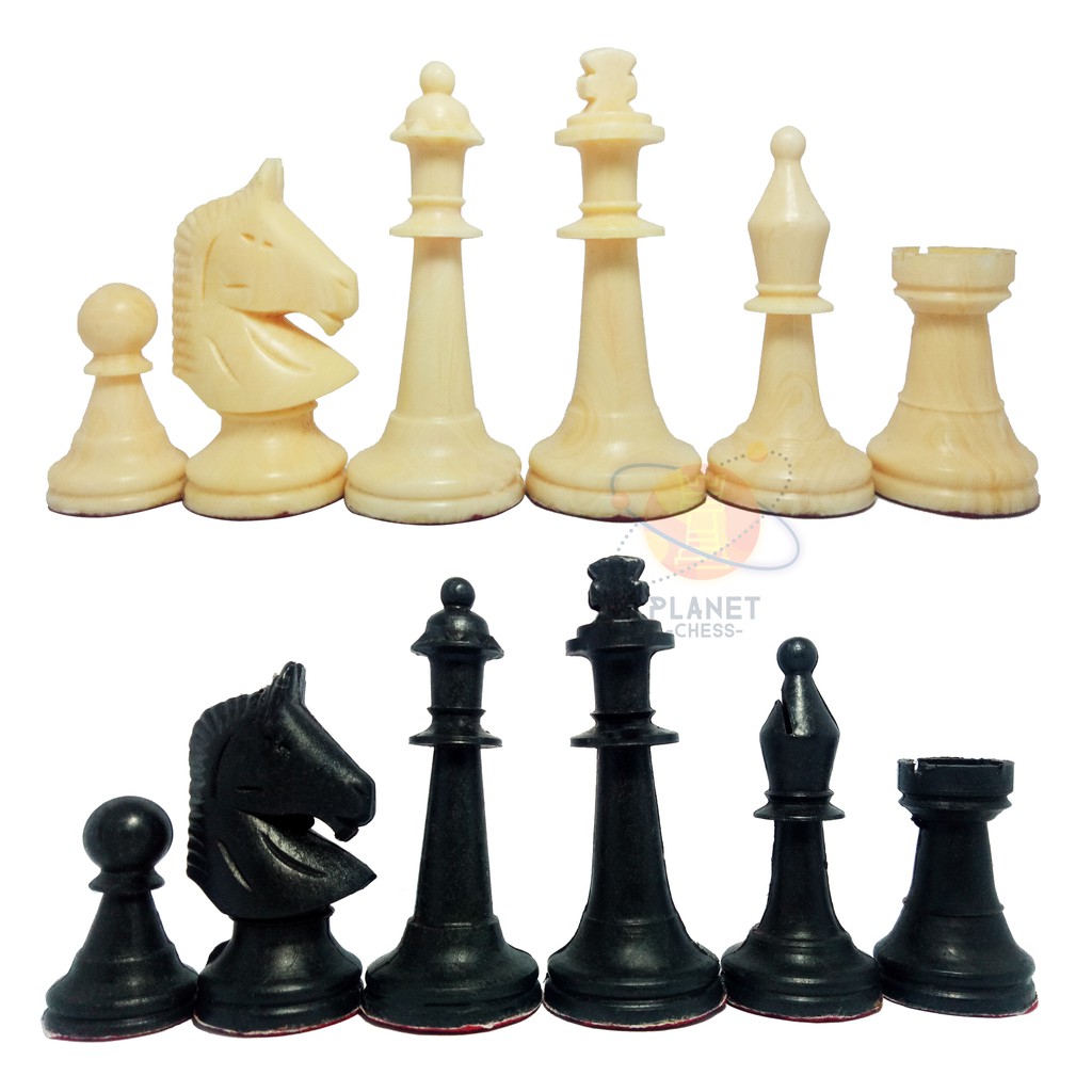 Bidak Catur Plastik Motif Kayu Premium Quality