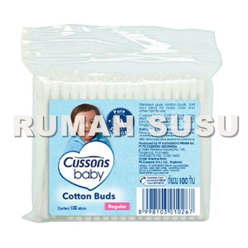 CUSSONS COTTON BUDS REGULER 100/RUMAH SUSU