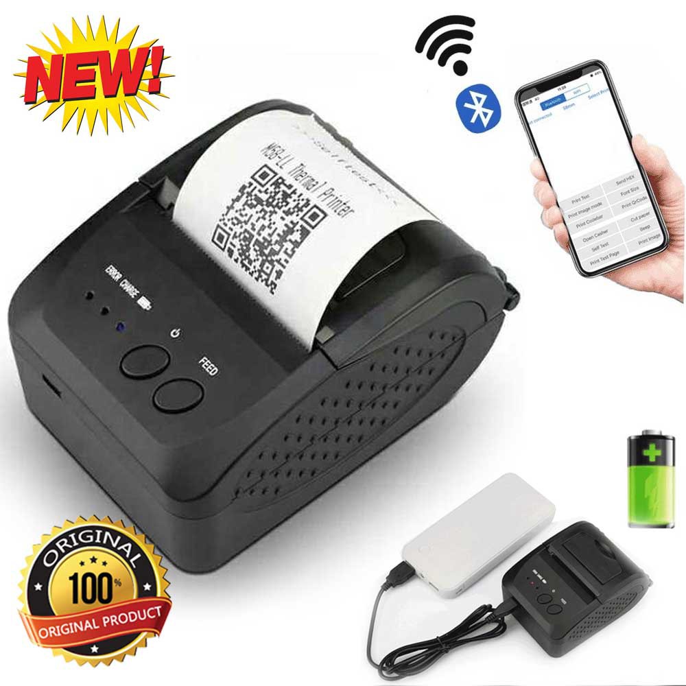 Portable mini printer bt instant printing