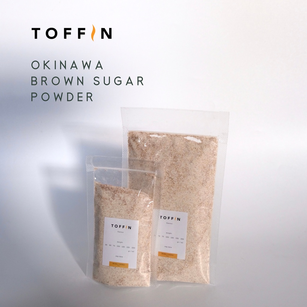 Toffin Okinawa Brown Sugar Milk Tea Powder Repack [50, 100] g