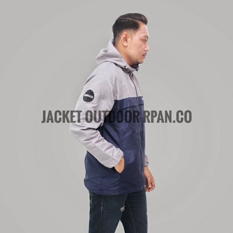 PaleJeans JAKET COMBI OUTDOOR PRIA / JAKET GUNUNG PRIA / JAKET PARASUT KOMBINASI / JAKET TASLAN PRIA