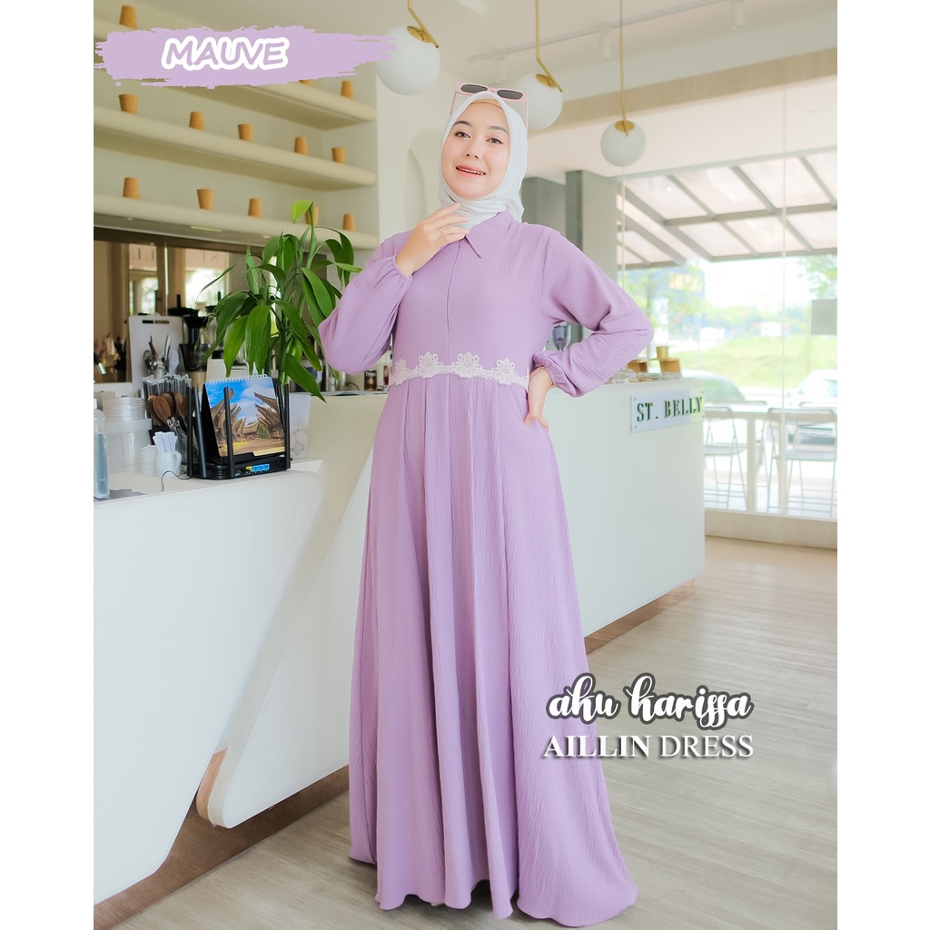 Aillin Dress ORI AKU KARISSA Bahan Crinkle
