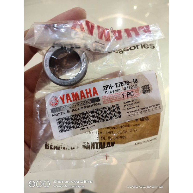 Lahar Laher Bearing Bambu As Pulley Pully Puli CVT Mio M3 125 Fino fi 2PH-E7678-10 Original Yamaha
