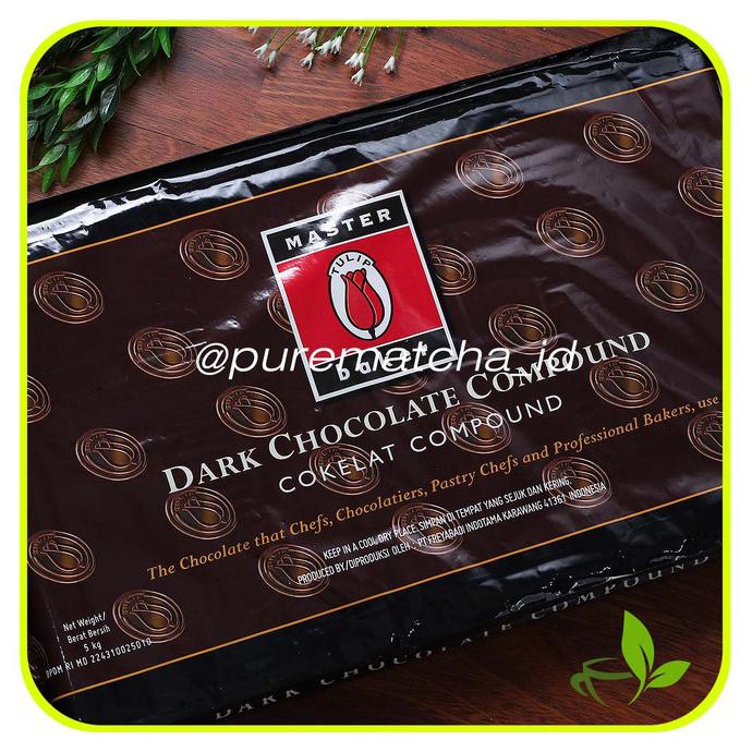 

Masterbaker Tulip Dark Chocolate Compound Cokelat Batang Repack 500gr TERBATAS Kode 900