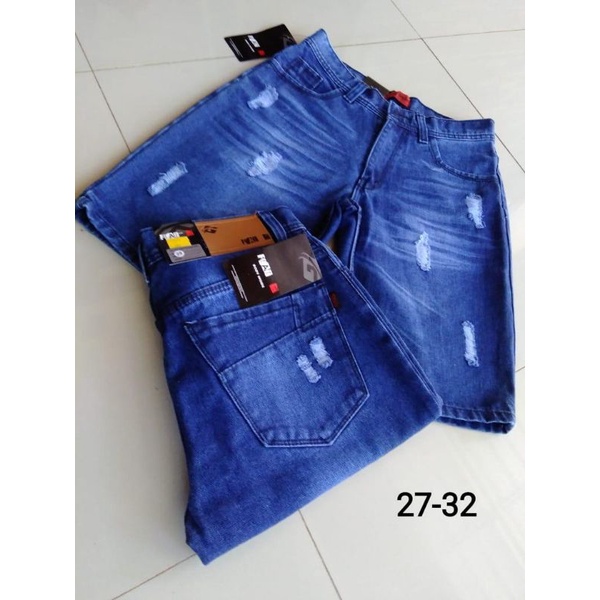 NEW CELANA PENDEK MODEL SOBEK / CELANA PRIA JEANS TERMURAH