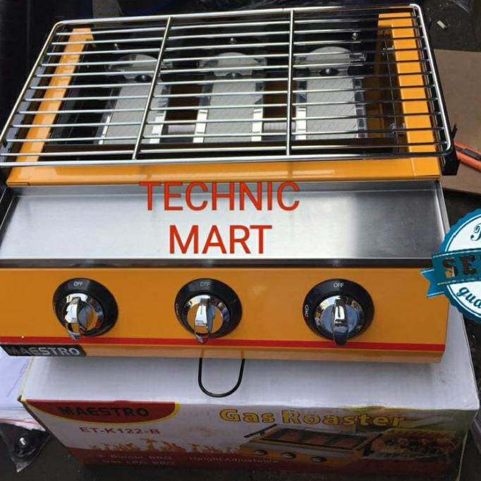 Jual Mesin Panggang BBQ Maestro 3 Tungku / Gas Roaster (Sosis,Ayam,Sapi ...