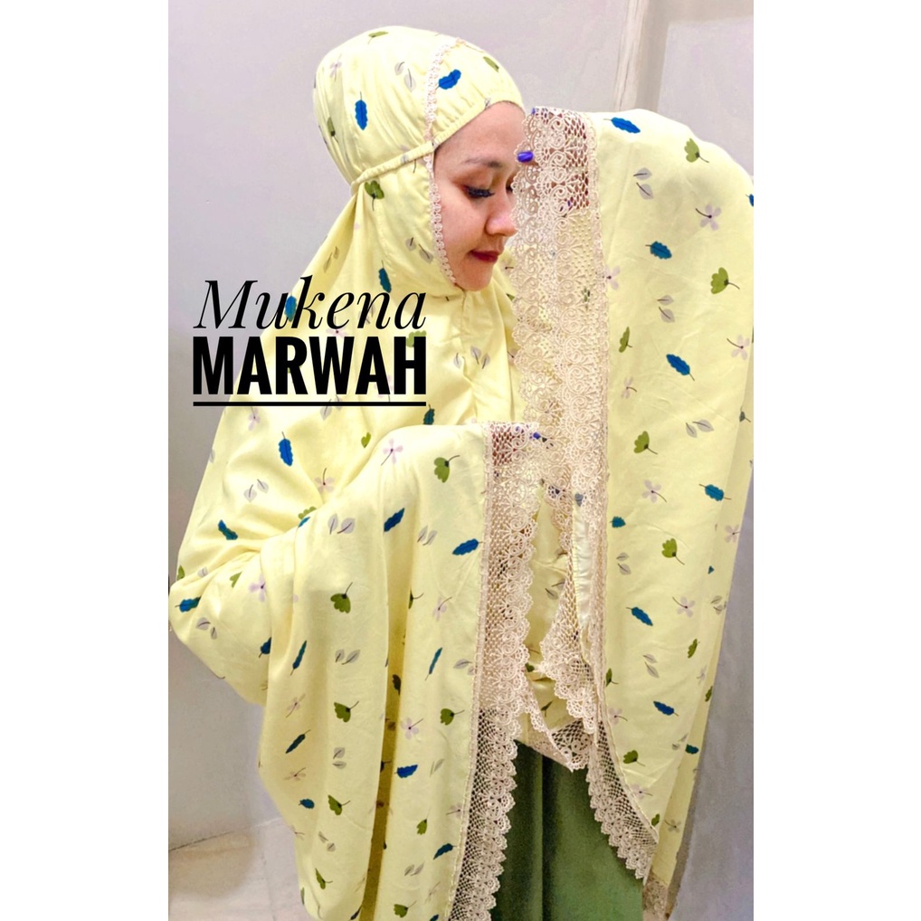 Mukena Marwah Traveling Jumbo Rayon Premium Motif 2in1 Terbaru