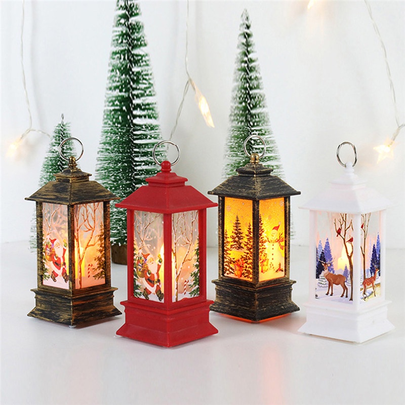 TK Christmas Lantern Merry Christmas Decorations Christmas Tree Ornaments Light
