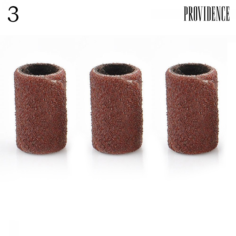 Providence 100Pcs Polisher Machine Bits Drill Grit Sanding Band Grinding Ring Nail Art Tool