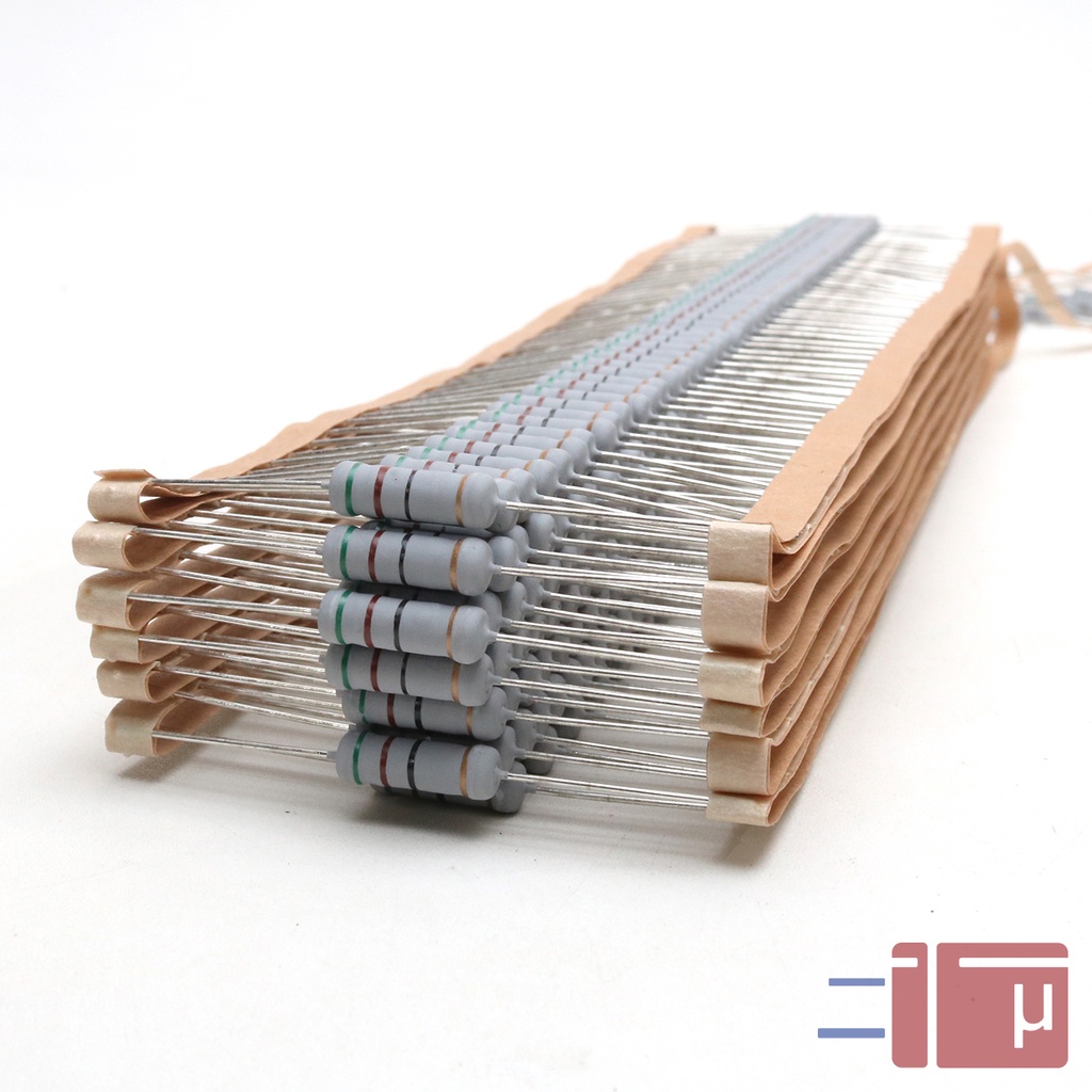 Resistor 51R 51 Ohm 2W Metal Oxide 5% Taiwan Kaki Tembaga