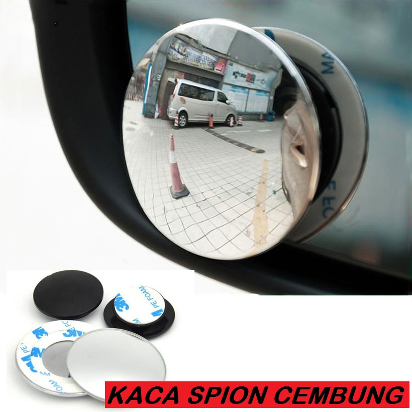 Kaca Spion Cembung Wide Angle 2 PCS - XYJ0027 - Silver