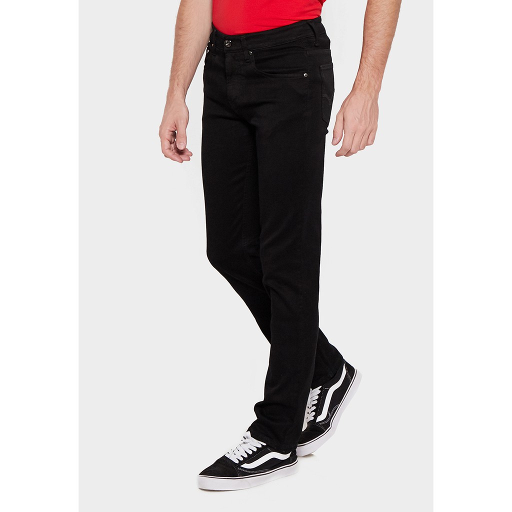 JBBoss Celana Panjang Jeans Victor Denim Stretch Regular Fit (Black) / Ramayana Jatinegara