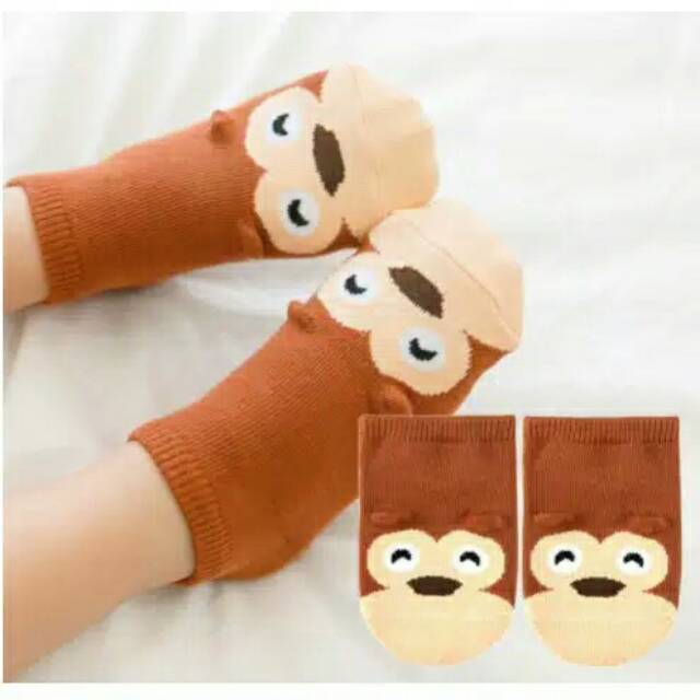 Kaos kaki CUTE ANIMAL 3D KK KOREA 0-12 BULAN