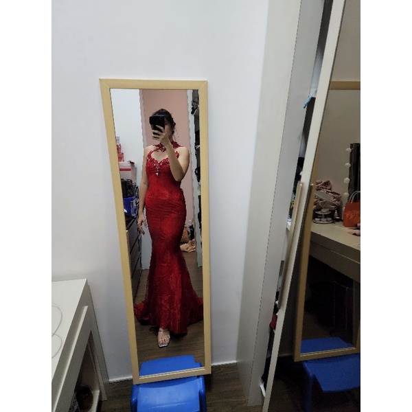 (preloved)dress sangjit teapai designer tommy pancamurti