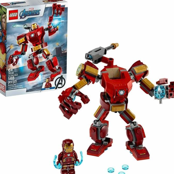 /////] LEGO Marvel Avengers-76140 Iron Man Mech Set The Movie Superhero Robot