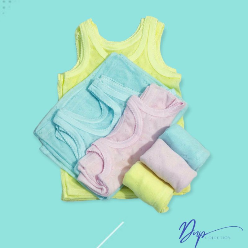 kaos sangsang anak / singlet anak motif jala bolong (SATUAN)