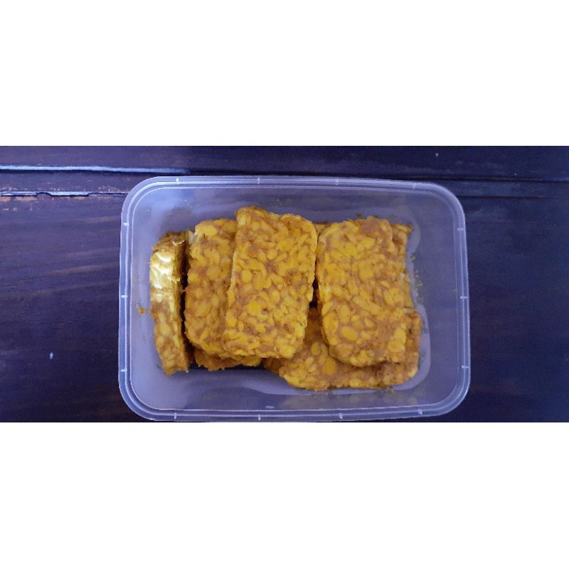 

tempe ungkep bumbu kuning