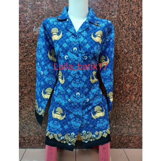 KORPRI wanita bahan katun 40s lapis furing