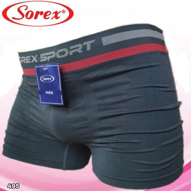 BOXER PRIA SOREX M.3802/3804 Harga satu box isi 2.Biji