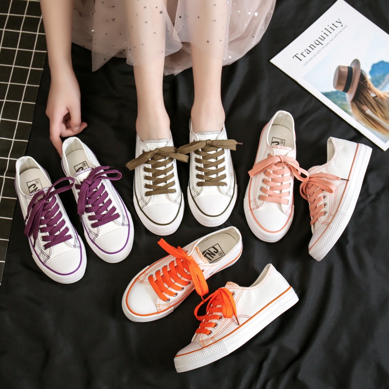 Sepatu Sneakers Korean Simple Ulzzang Shoes Kekinian x77