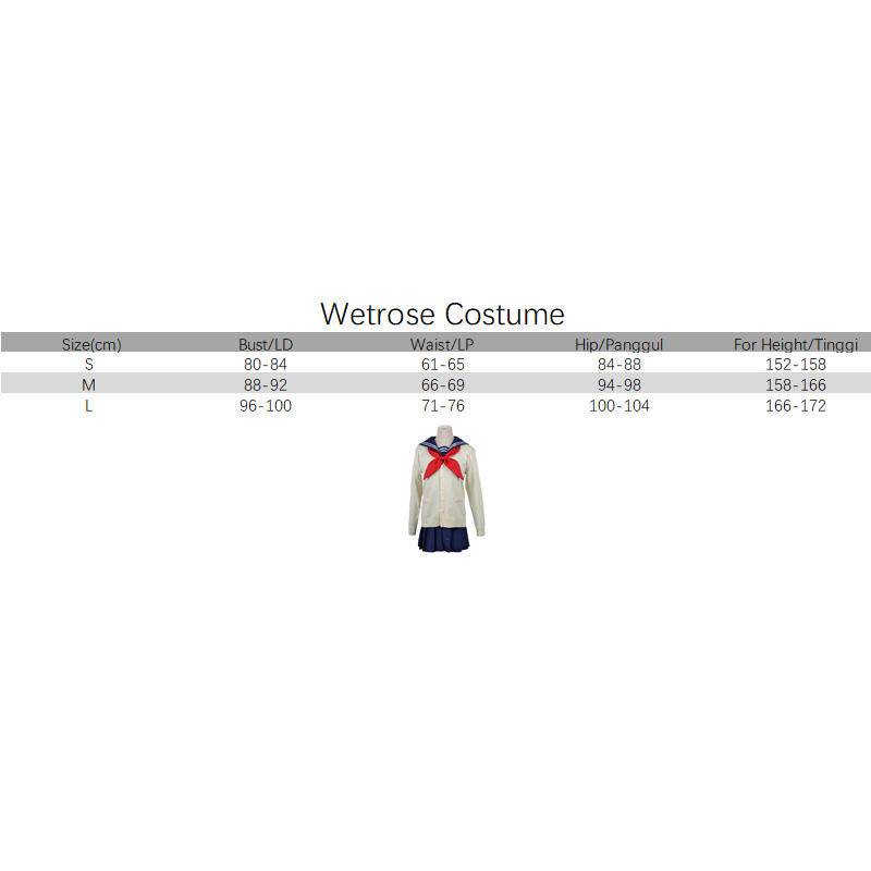 【Wetrose】My Hero Academia Toga Himiko Cosplay Suit JK Costume Full Set Kostum Wanita Seifuku Sailor