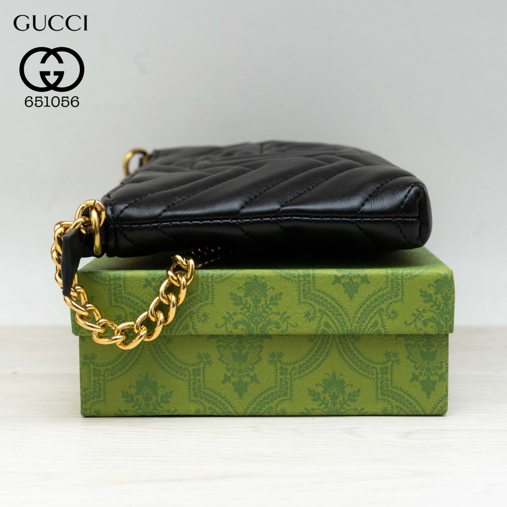 GUCCI FLORENCE SLING CLUTCH 651056