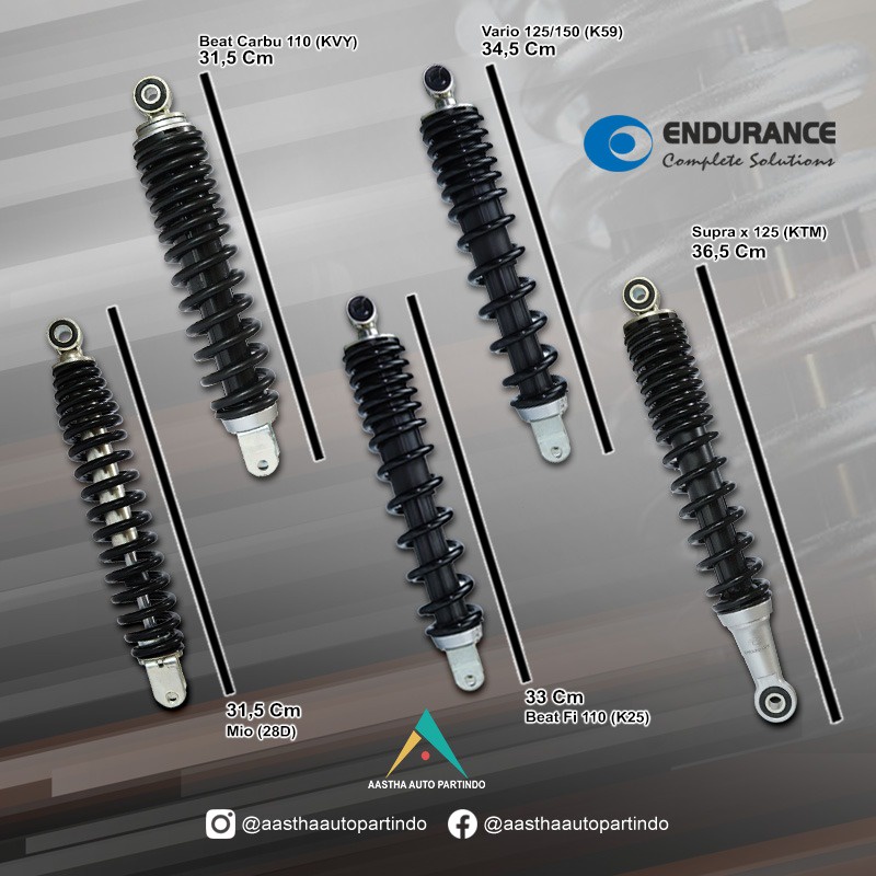 SOK SHOCK BREAKER BELAKANG BEAT FI POP ESP SCOOPY ENDURANCE BERGARANSI