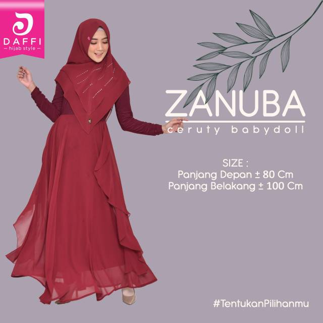 Jilbab Hijab Jilbab Daffi Khimar Ceruty Daffi Khimar Ceruty Branded Jilbab Terbaru