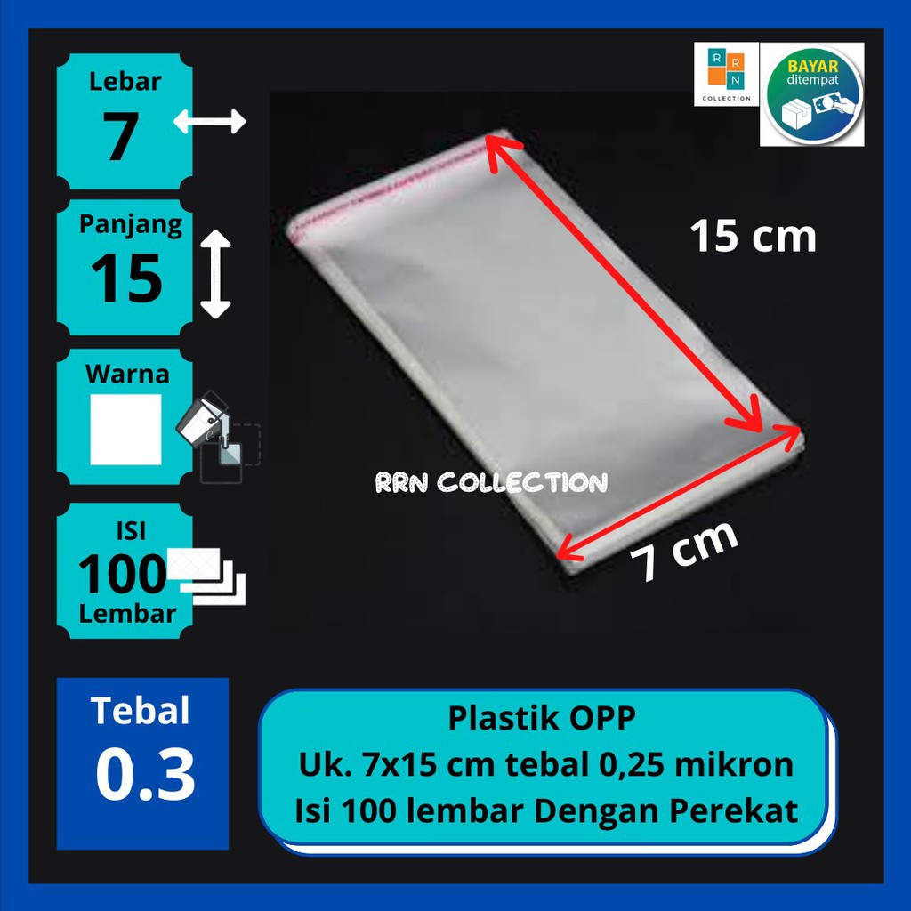 plastik opp 7x15cm/plastik opp uang buket/plastik opp bening/plastik opp lem/plastikopproti/plastik opp souvenir/opp tebal