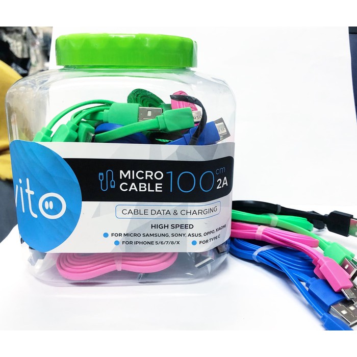 Kabel Data Vito GEPENG micro cable high speed Gepeng Universal samsung oppo xiaomi Asus Sony