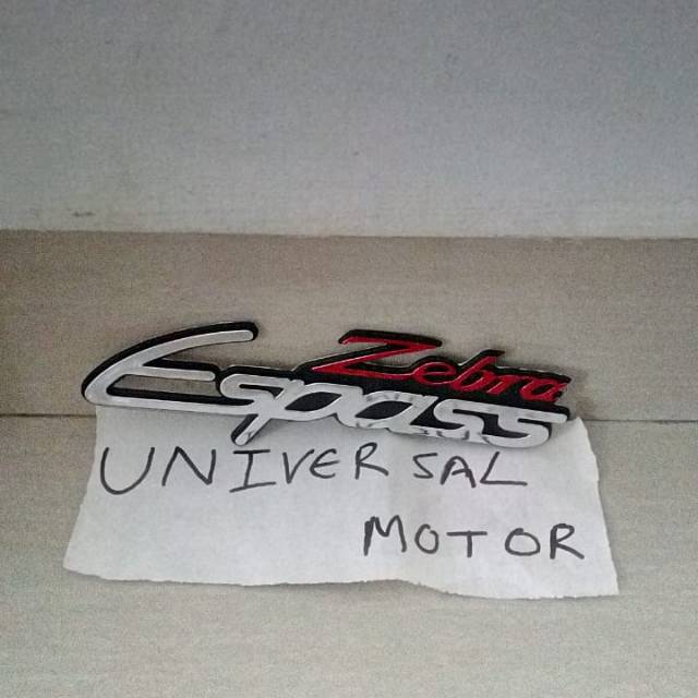 aksesoris emblem daihatsu zebra espass