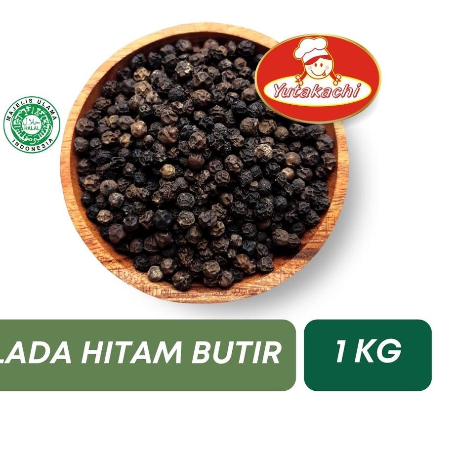 

limited Edition✔️Merica /Lada Hitam Butir 1Kg Yutakachi / Whole Blackpepper / Black Pepper/ Bumbu Rempah Murni|RA6