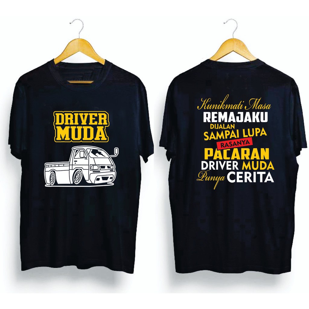 Kaos Distro Pria Dan Wanita Model Driver Shopee Indonesia