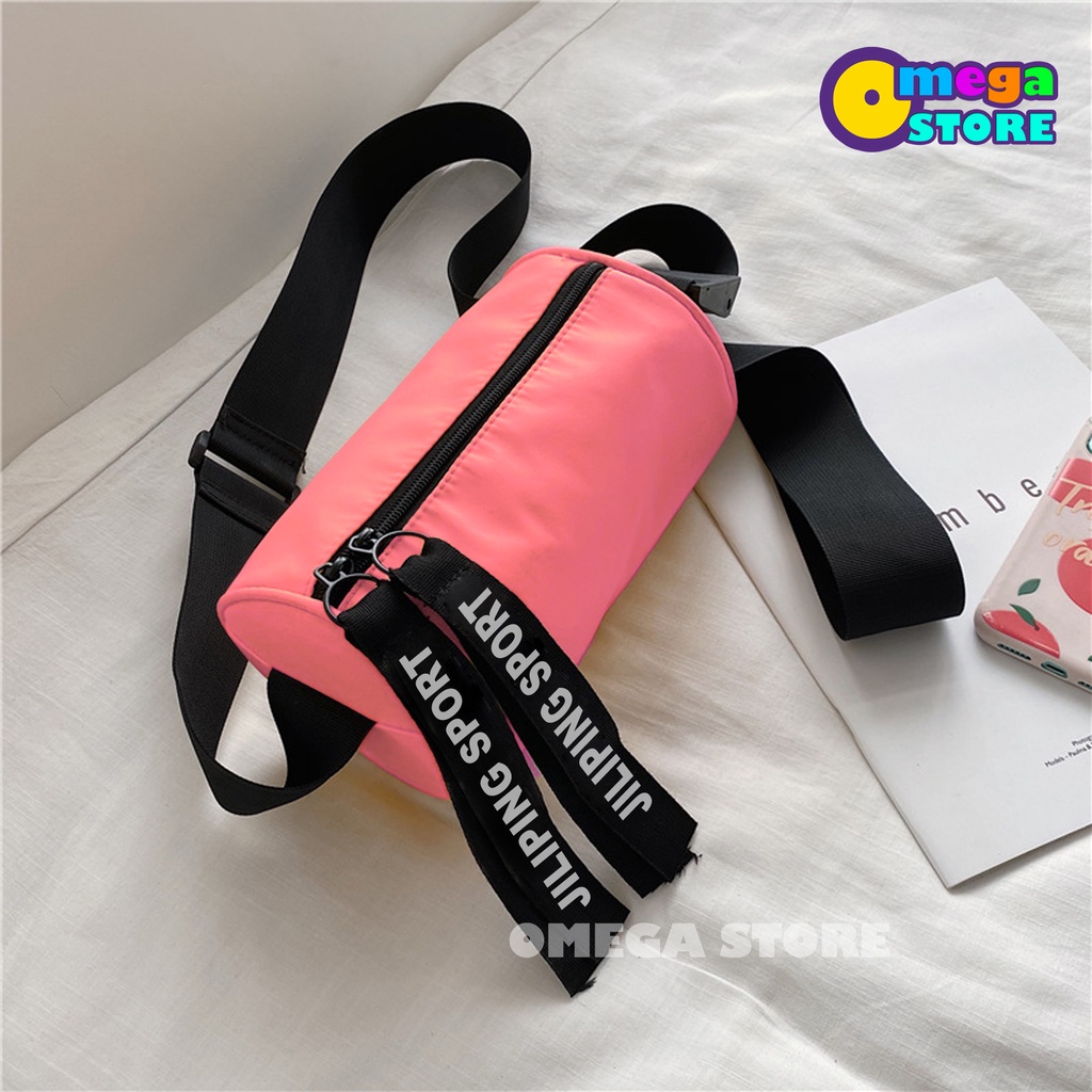 Tas Selempang Pria Wanita Sling Bag Duffle Tas Travel Bag Unisex Tas Olahraga Tas Kekinian Trendy - 199