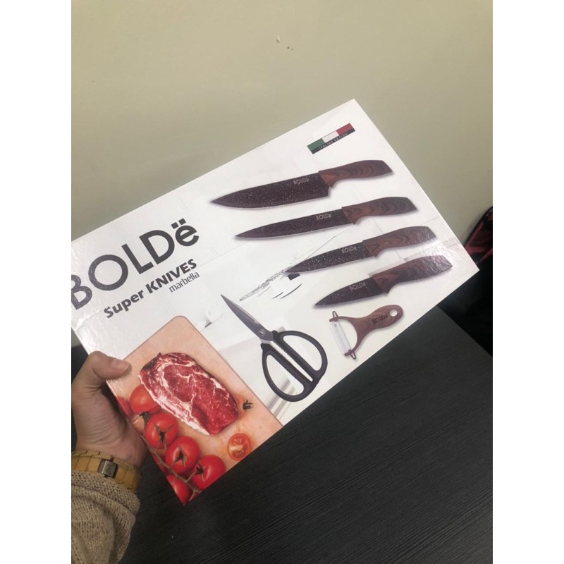 BOLDe Super Knives Marbella Pisau set isi 6 pcs