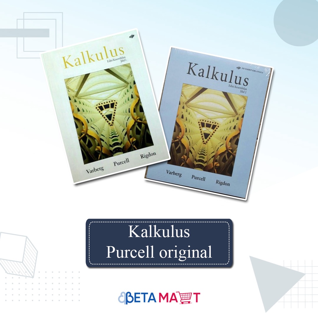 Buku Kalkulus Purcell Original (Jilid 1 dan Jilid 2)