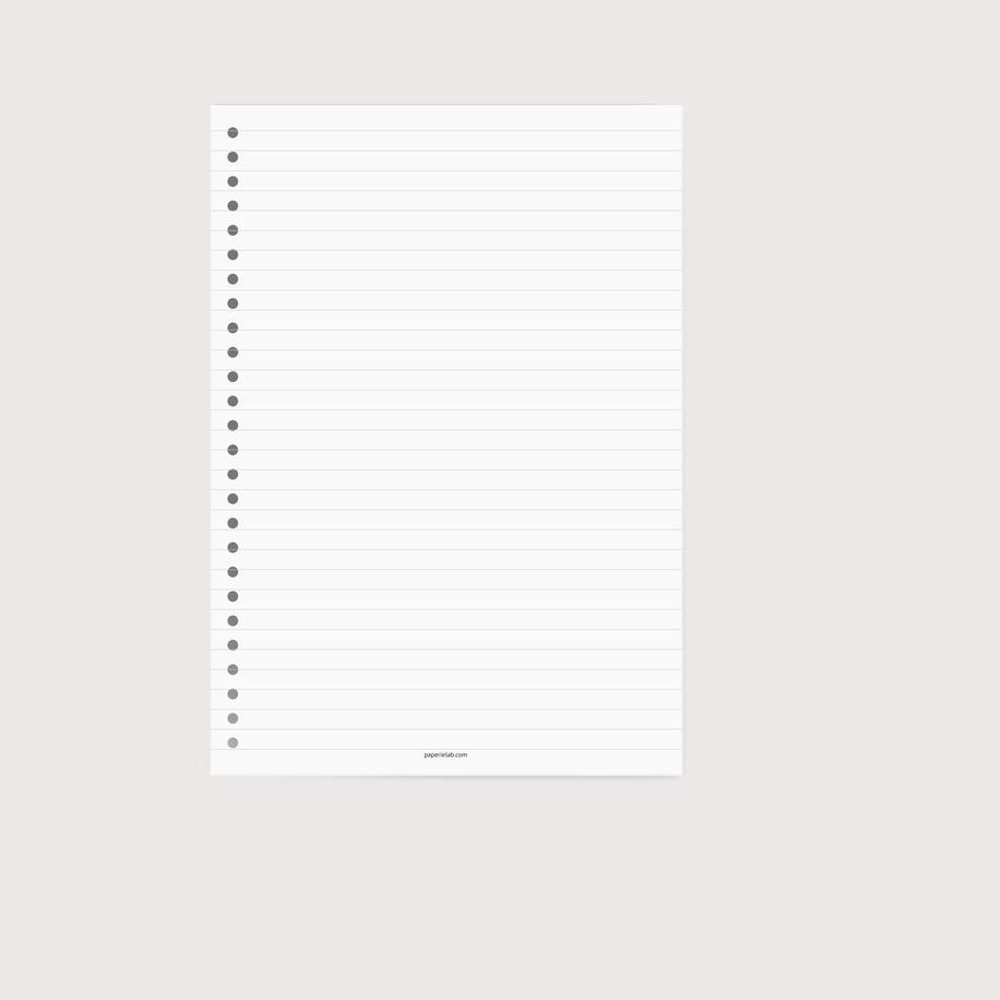 

✔️✔️✔️ Paperie Lab - B5 Binder Inserts - Kertas Isi Binder !