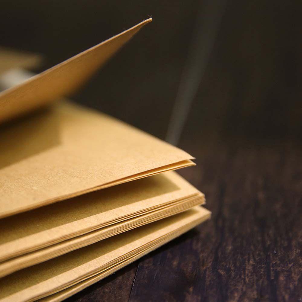 [Elegan] Kertas Pengisi Rencana Minggu Kreatif Diary Square Kraft Paper