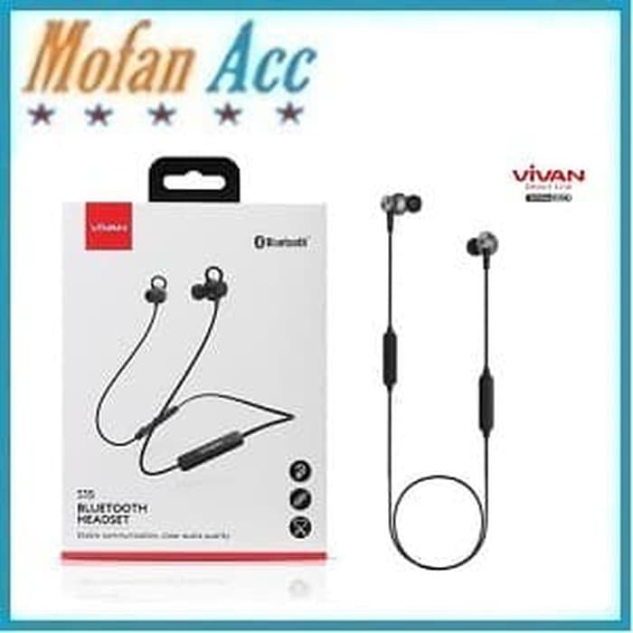 Promo Headset Handsfree Bluetooth Vivan S15 Sport Magnetic Waterproof Terjamin