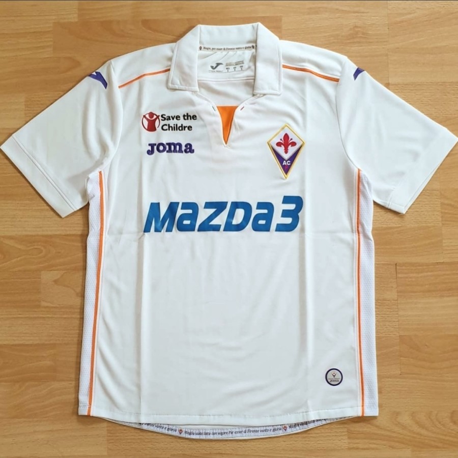 Jersey AC Fiorentina Away 2013-2014 Baju Bola Italy Italia Grade Ori GO Langka Serie A Futsal