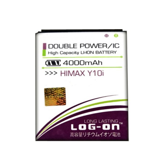 LOG ON BATERAI HIMAX Y10I BATRE DOUBLE POWER DOUBLE IC BATTERY