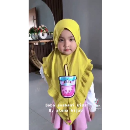 Hijab instan anak BOBA SYABANI KIDS original ALENA