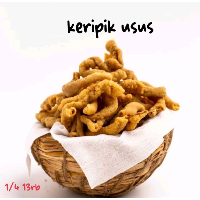 

Keripik usus ayam renyah dan gurih