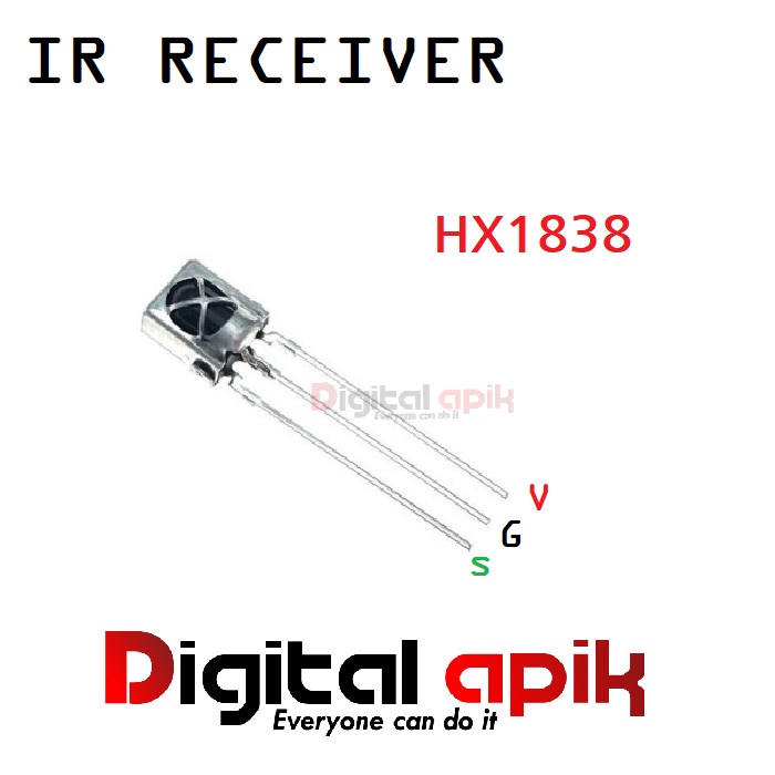 HX1838 38kHz Universal HX 1838 VS IR Infrared Receiver Remote