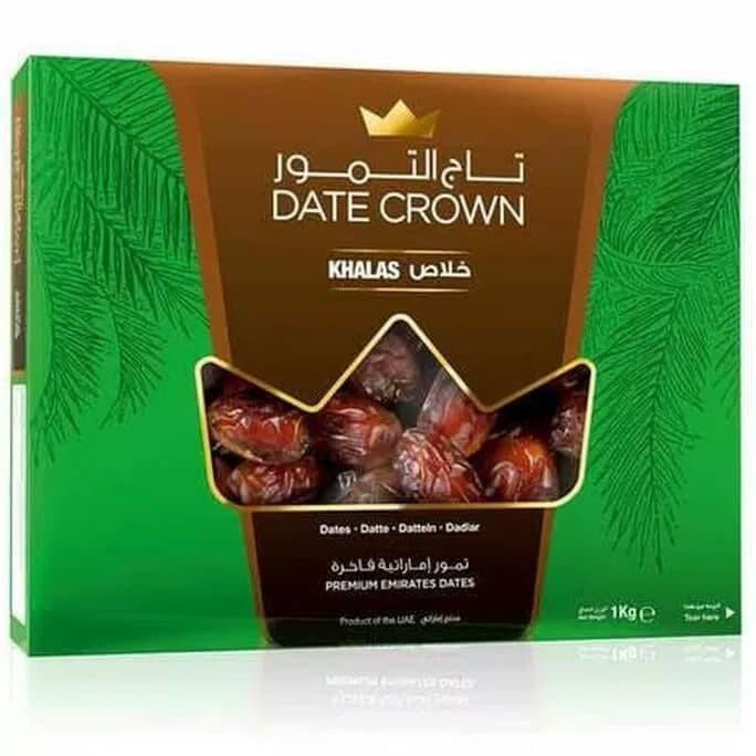 

PROMO MURAH buah kurma date crown khalas premium 1 kg / khalas date crown / Best seller