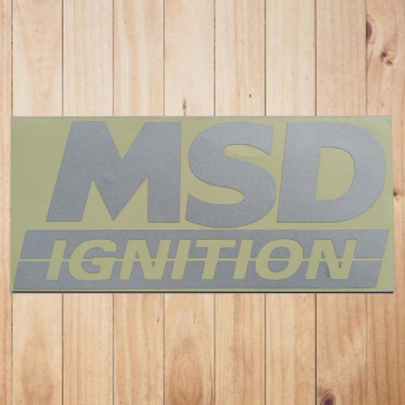 Stiker MSD Ignition White NEW