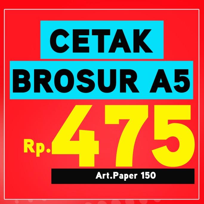 

Cetak Brosur / Cetak Flyer A5 ( 1 Sisi)