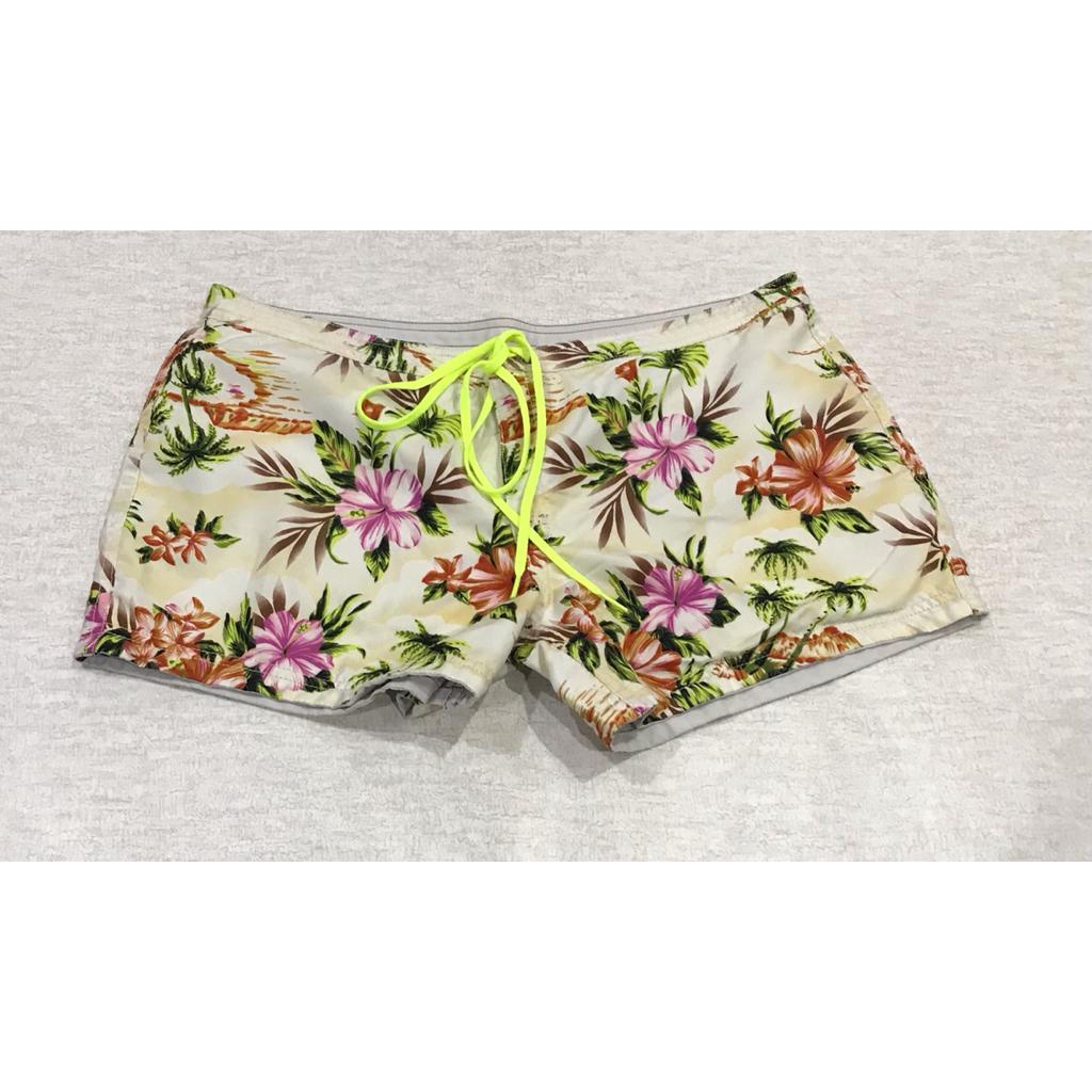 CELANA PENDEK WANITA BILLABOUG ORIGINAL PRELOVED 1 IN 2 WARNA KUNING PINK