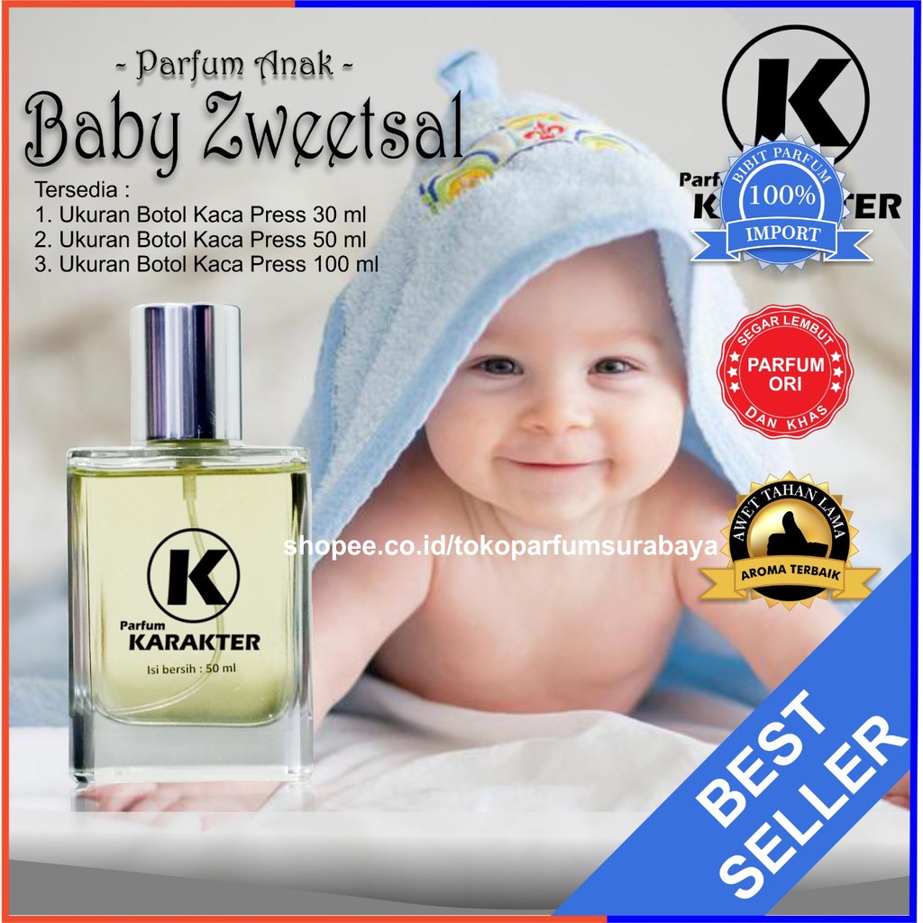 Parfum Aroma Baby Zwitsal  Bibit Parfum Import Wangi &amp; Tahan Lama  Kemasan 30ml